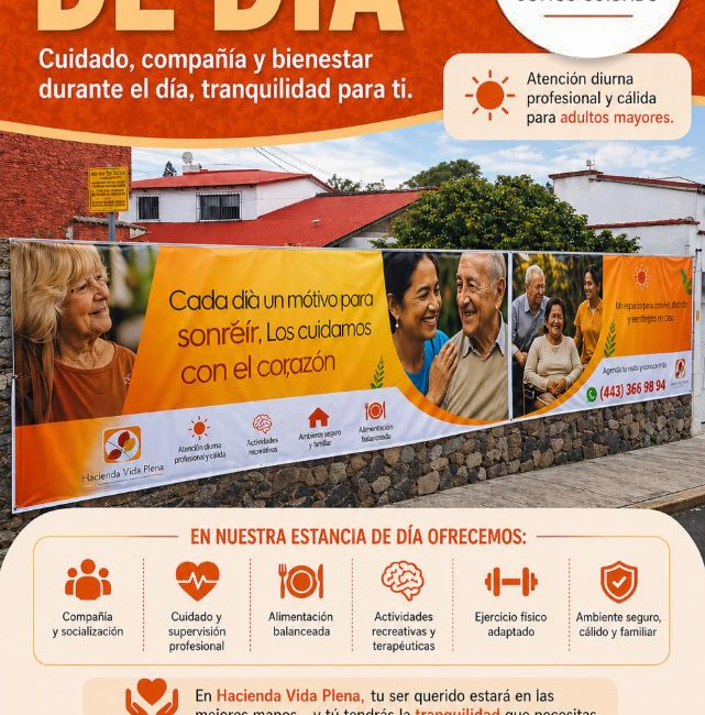 Residencia para adultos mayores en Corregidora Qro