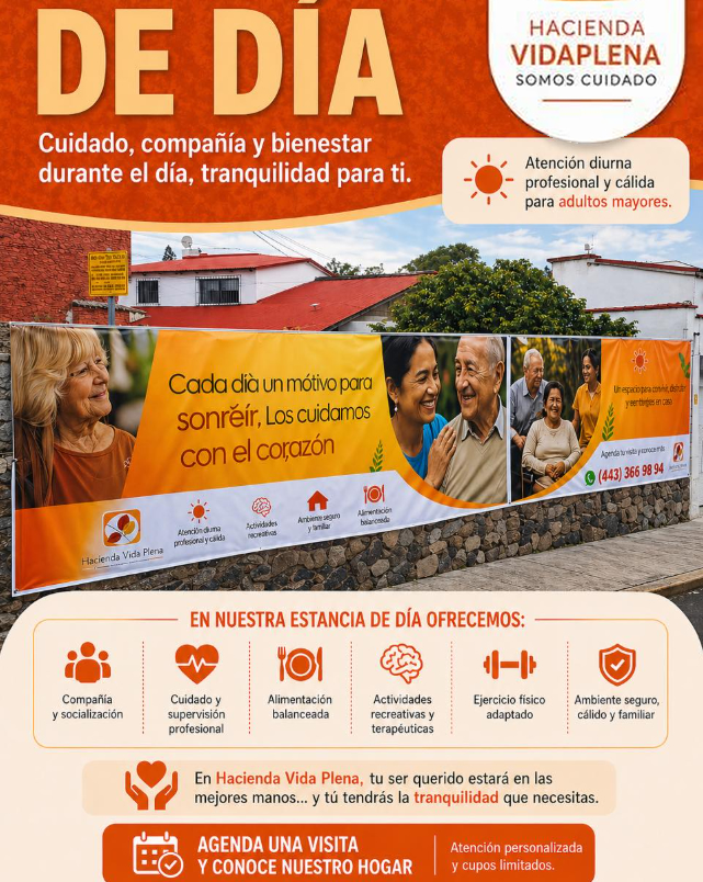 Residencia para adultos mayores en Corregidora Qro